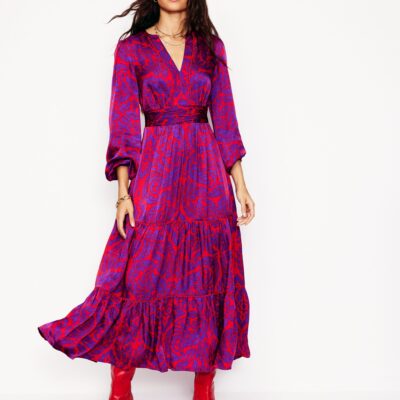 Boden Pippa Satin Maxi Dress