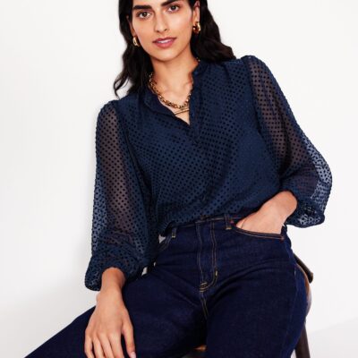 Boden Theodora Devore Blouse