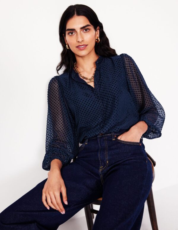 Boden Theodora Devore Blouse