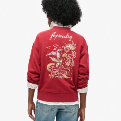 Superdry Suika Embroidered Loose Sweat