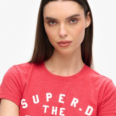 Superdry Puff Print Archive Fitted Tee