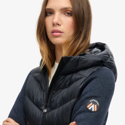 Superdry Hooded Storm Knit Hybrid Jacket