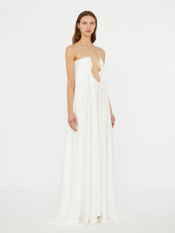 Christopher Esber Textured Silk Salacia Strapless Gown - Image 2