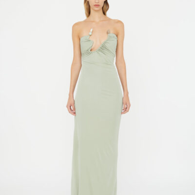 Christopher Esber Odessa Arced Strapless Gown