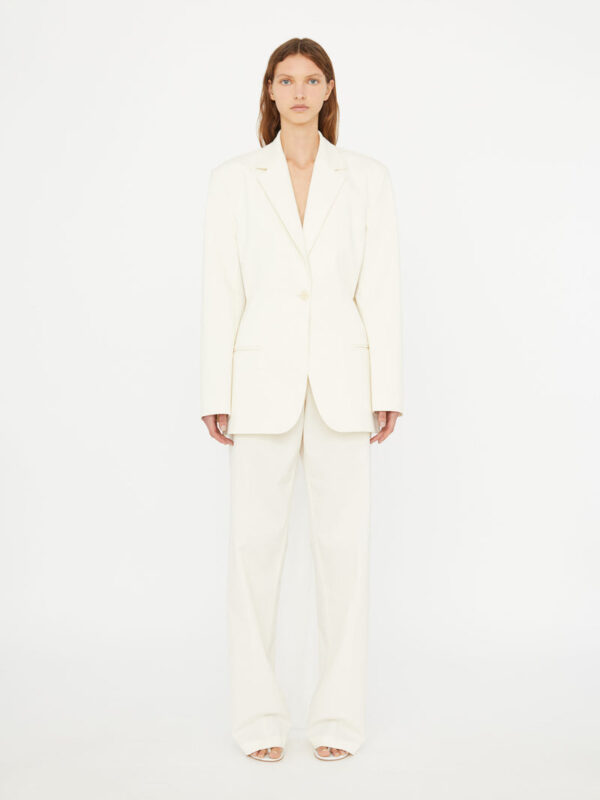 Christopher Esber Intimate Bow Back Twill Blazer