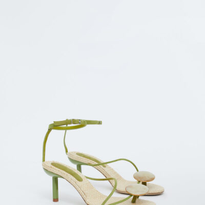 Christopher Esber Doma Stoned Raffia Heel