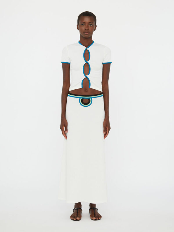 Christopher Esber Open Twist Contrast Bind Tee - Image 2