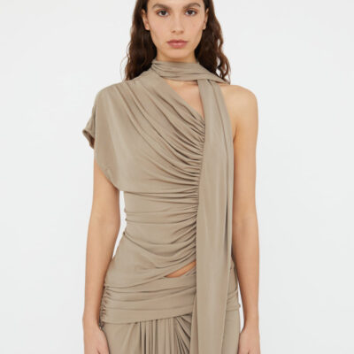 Christopher Esber Vienna Jersey Scarf Top