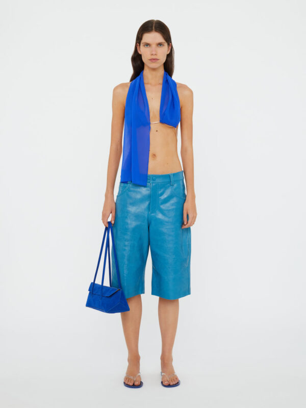 Christopher Esber Silk Scarf Chain Bra Top - Image 2