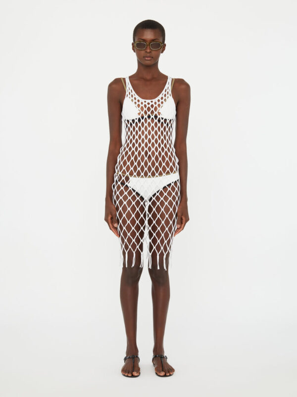 Christopher Esber Knitted Mesh Tank Dress