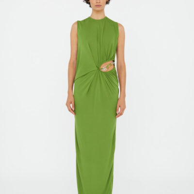 Christopher Esber Encased Nature Suspended Jersey Tank Dress