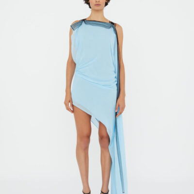 Christopher Esber Framed Floating Silk Dress