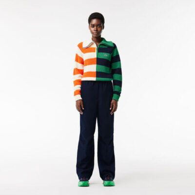 Lacoste Wide Leg Elasticated Waist Pants
