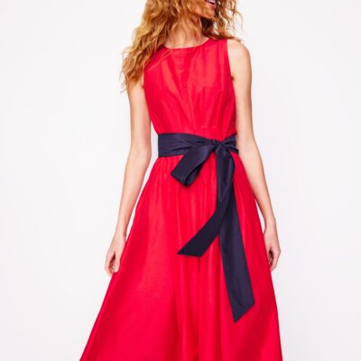 Boden Pleated Sleeveless Dress
