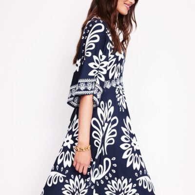 Boden Maya Kimono Jersey Maxi Dress