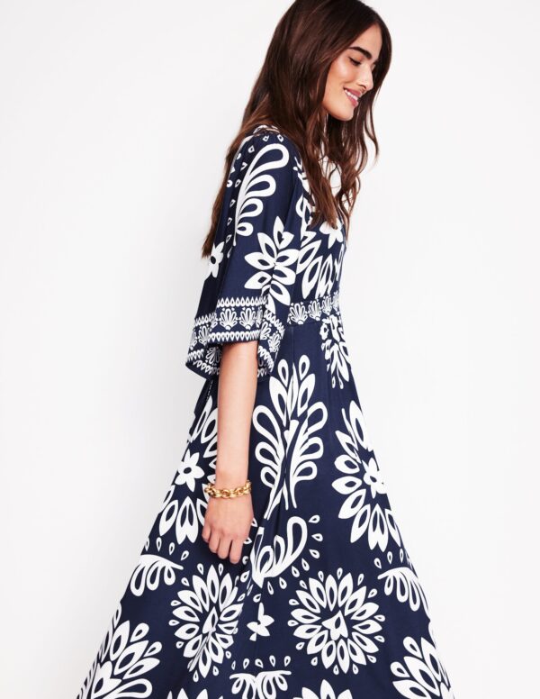 Boden Maya Kimono Jersey Maxi Dress