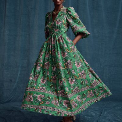 Boden Lola Blouson Maxi Dress