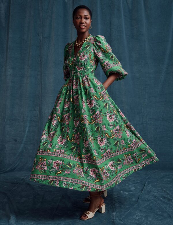 Boden Lola Blouson Maxi Dress