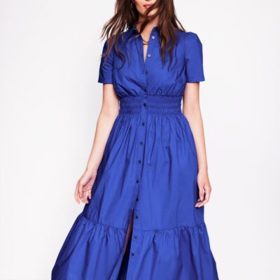 Boden Jane Smocked Shirt Dress