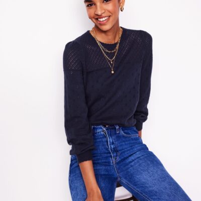 Boden Rosalie Pointelle Jumper