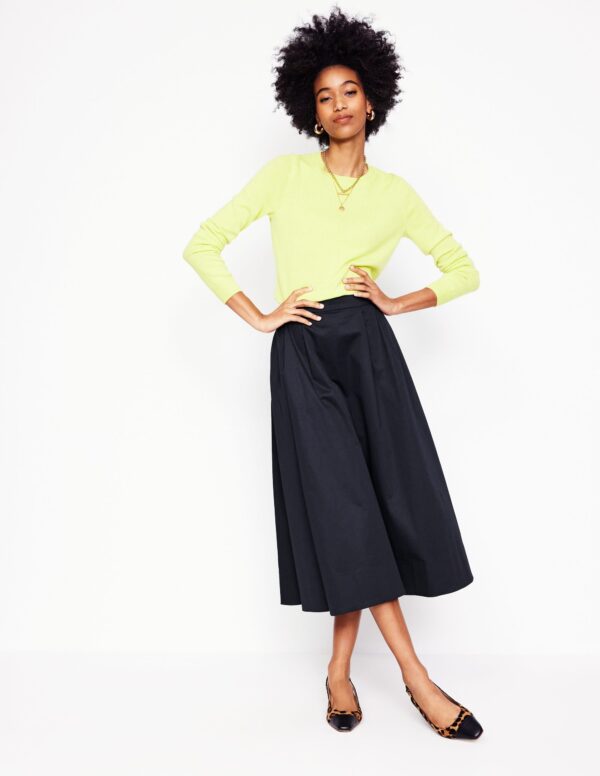 Boden Isabella Cotton Sateen Skirt