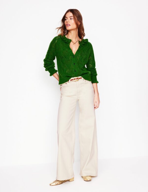Boden High Rise Wide Leg Jeans