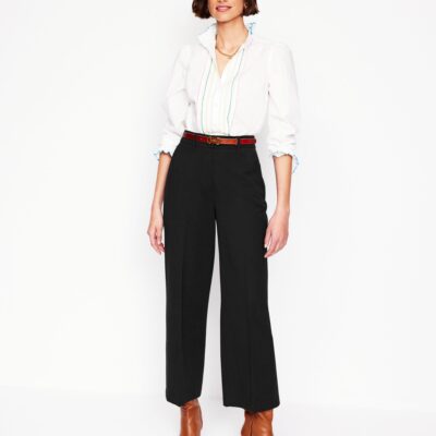 Boden Cropped Ponte Trousers