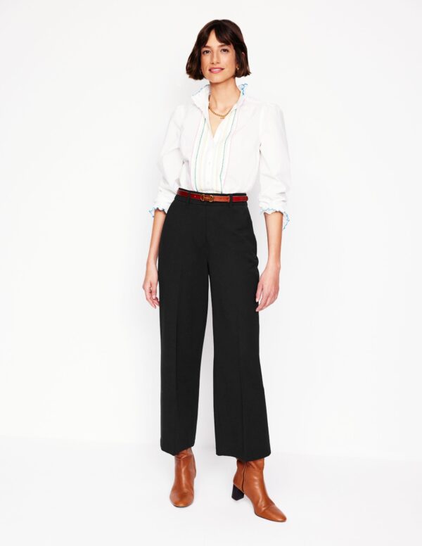 Boden Cropped Ponte Trousers
