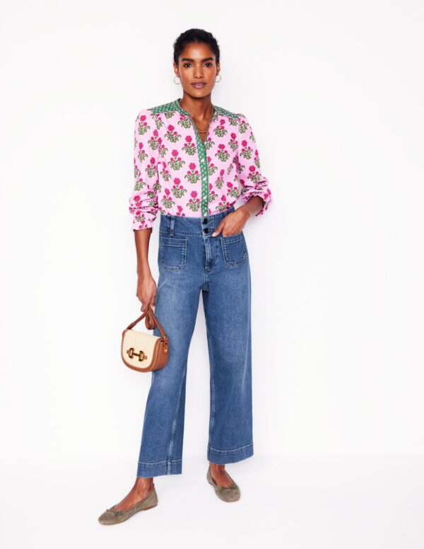 Boden Primrose Patch Pocket Jeans