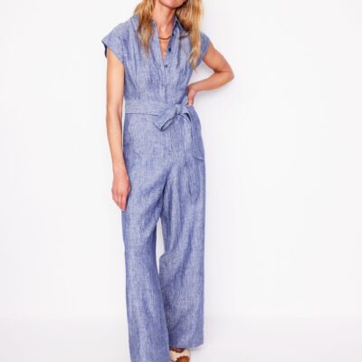 Boden Colette Linen Jumpsuit