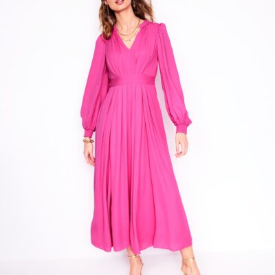 Boden Pleat Detail Blouson Dress