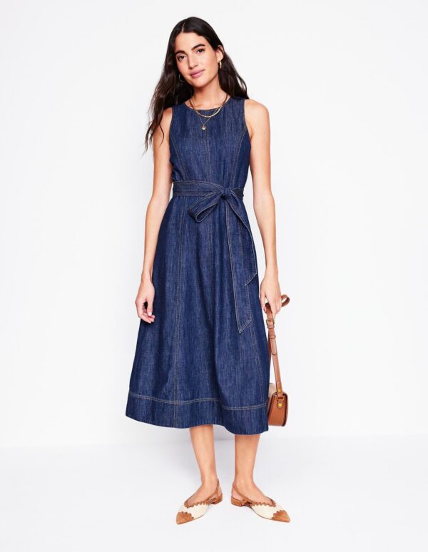 Boden Sleeveless Denim Dress