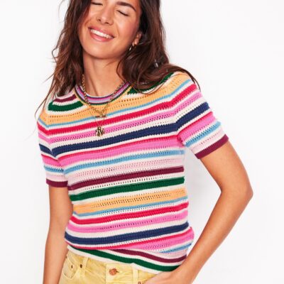 Boden Textured Stitch T