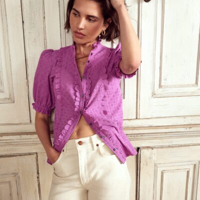 Boden Feminine Cotton Blouse