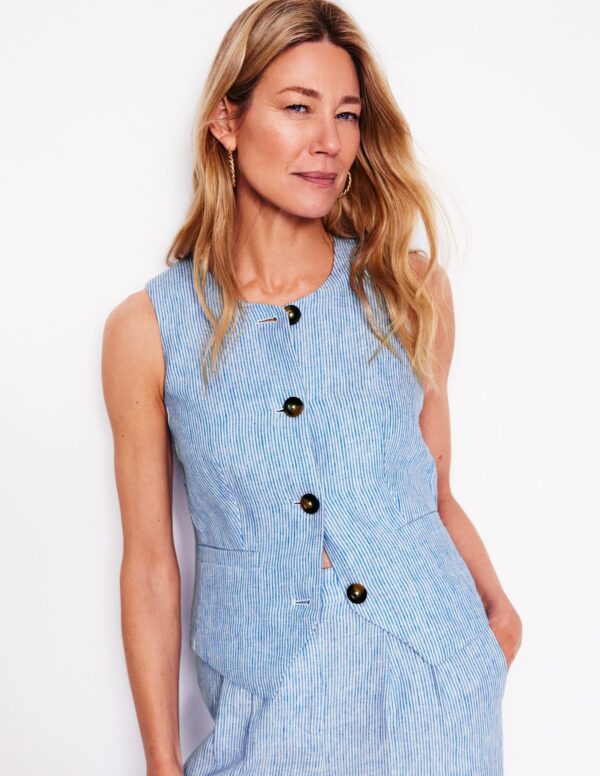 Boden Linen Waistcoat