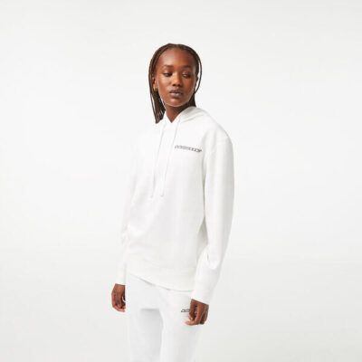 Lacoste Women's Loose Fit Hoodie with Contrast Branding