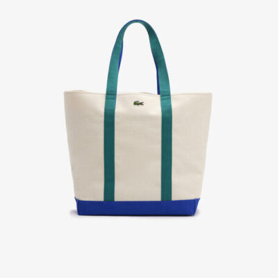 Lacoste Summer Pack Laptop Pocket Canvas Tote