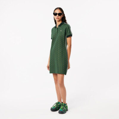 Lacoste Slim Fit Monogram Polo Dress