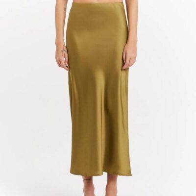 Beyond Her Coral Maxi Skirt
