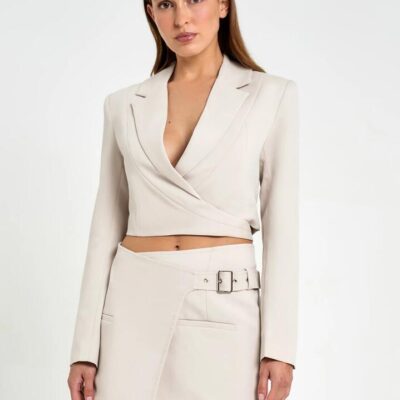First Mse Zuri Cropped Blazer