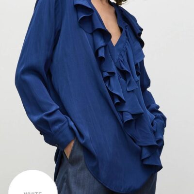 Mela Purdie Wrap Ripple Blouse