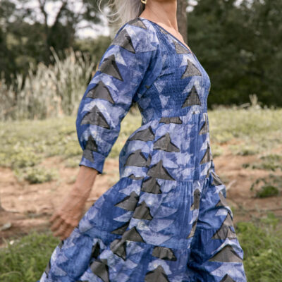 Adrift Nicci Shirred Dress