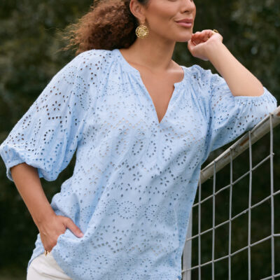 Adrift Robin Peasant Shiffly Top
