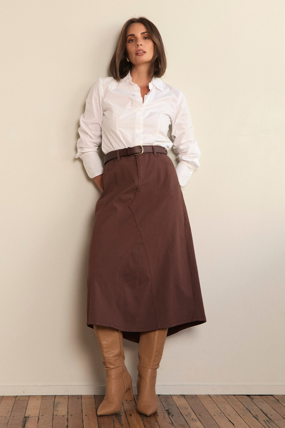 AdriftA-LineSkirt-Chocolate-1_28ea46a6-ca17-4c74-a612-27346ca92a5c.jpg