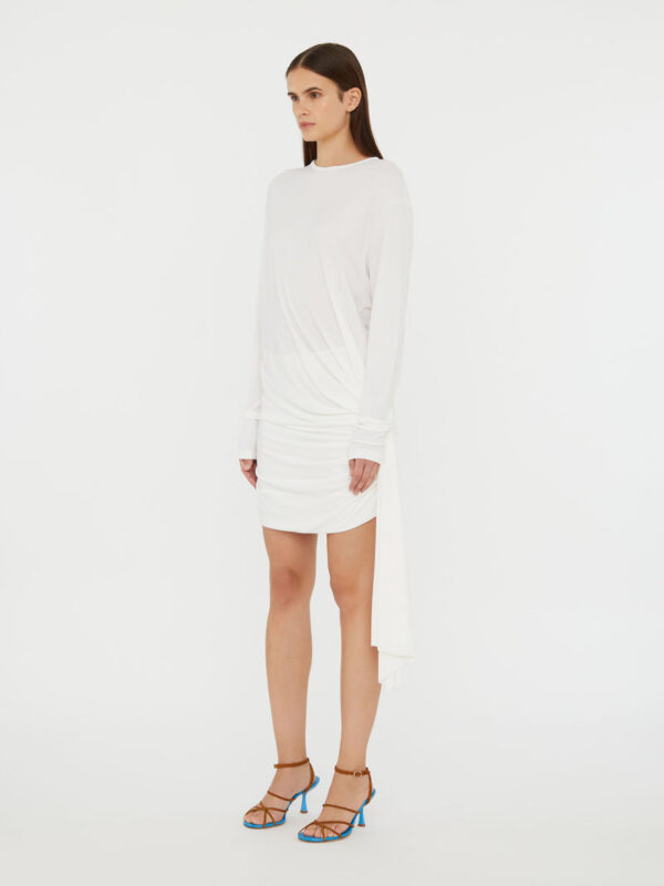 Christopher Esber Side Cowl Drape Extension Dress - Image 2