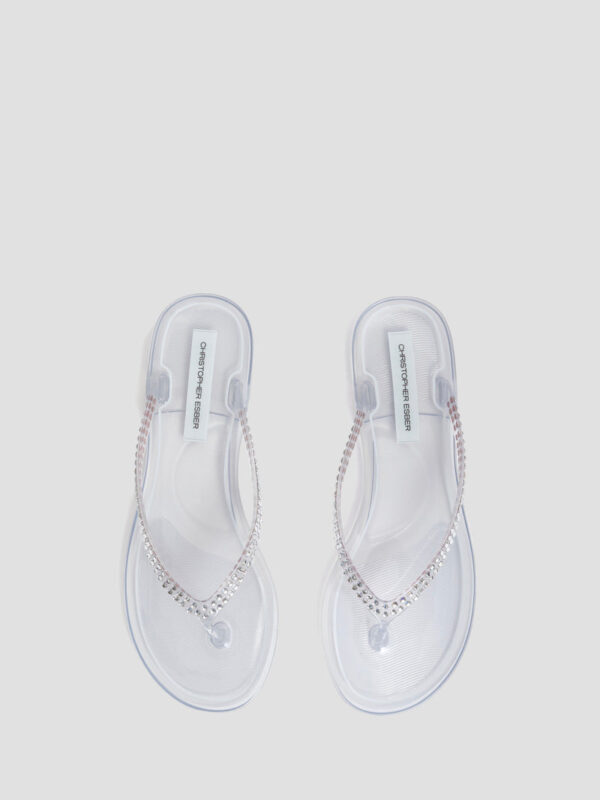 Christopher Esber Jo Crystal Flip Flop - Image 2