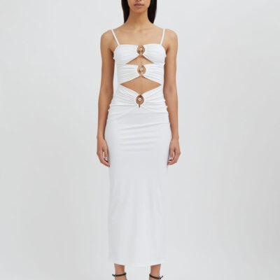 Christopher Esber Pierced Orbit Column Dress