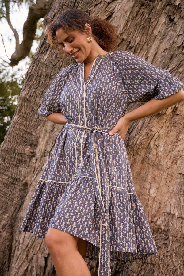 Adrift Fantasia Button Though Dress