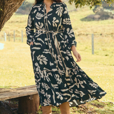 Adrift Ginette Collared Dress