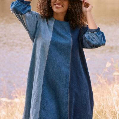 Adrift Hazel Denim Shift Dress